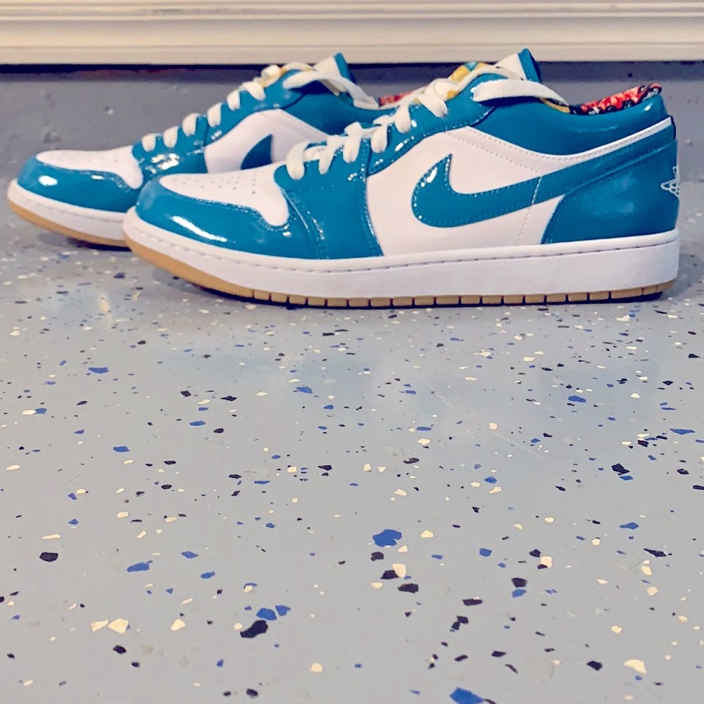 Nike Air Jordan 1 Low SE Barcelona Cyber Teal DC6991 400 Men's Sizes